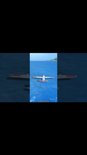 HC-130 across the water | Turboprop Flight Simulator #shorts