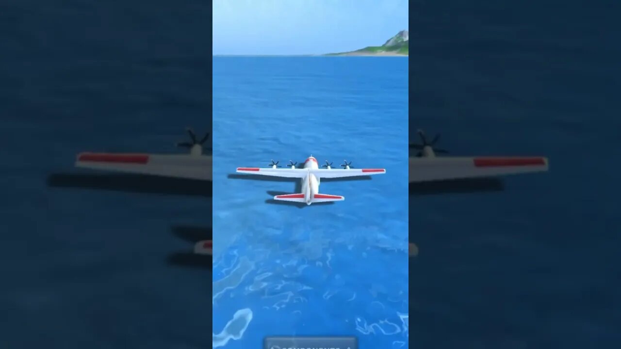 HC-130 across the water | Turboprop Flight Simulator #shorts