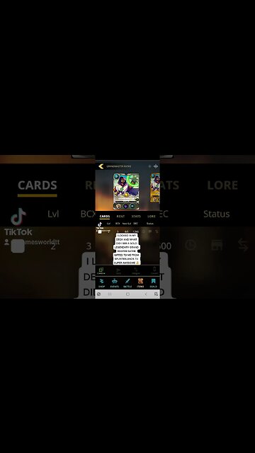 GOLD LEGENDARY GRAND MASTER RATHE GIFTED TO ME FROM SPLINTERLANDS TV. SUPER AWESOME