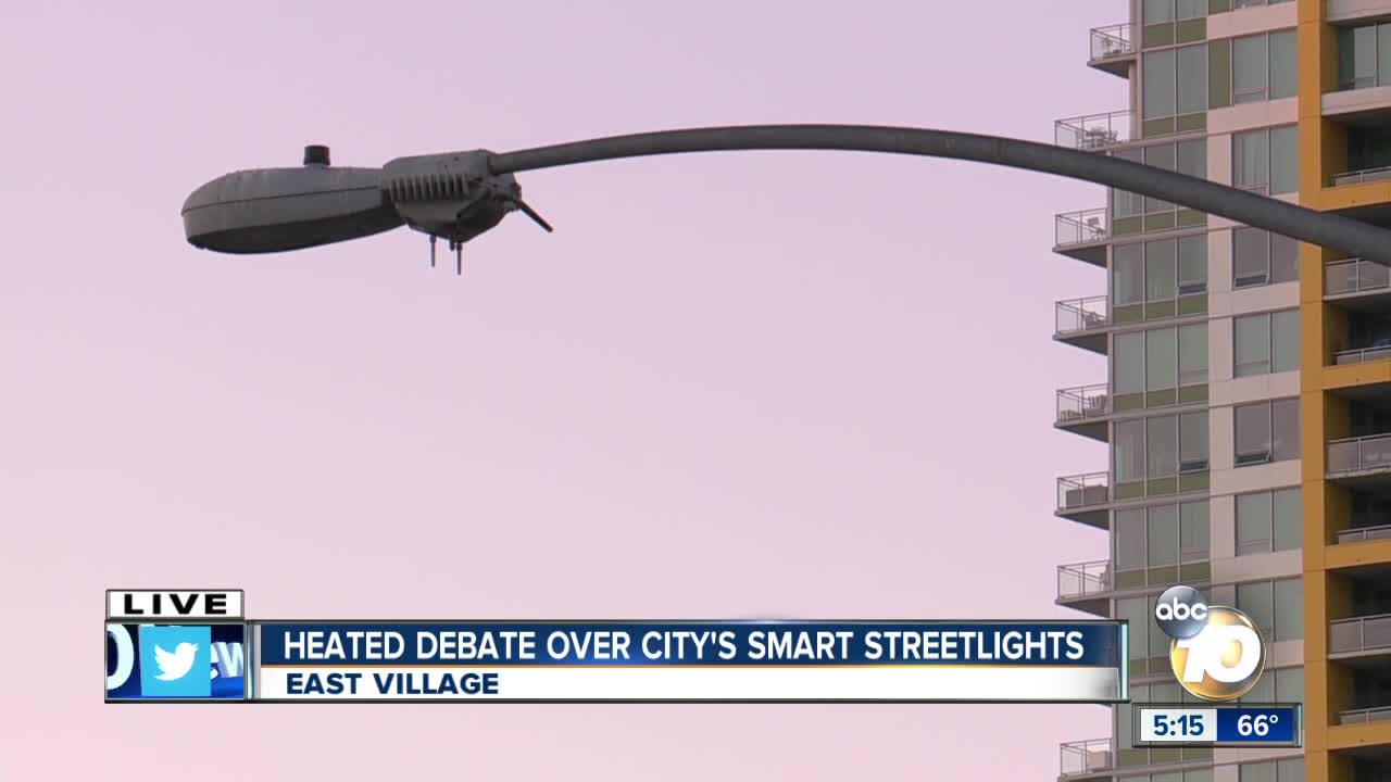 Heated debate over San Diego's smart streetlights