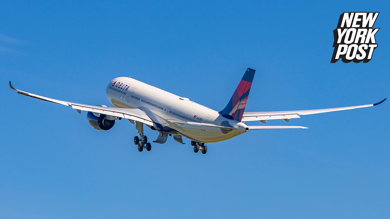 Man dies after breaching airport security door, climbing into Delta plane's engine