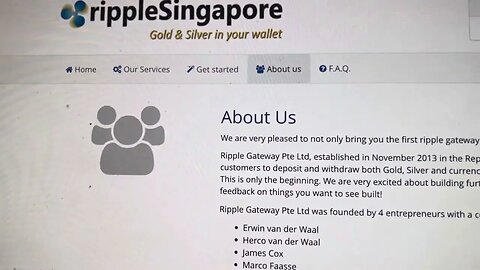 BREAKING…COUNTRY OF SINGAPORE HAS RIPPLE XRP ADVISE/ DESIGN CBDC