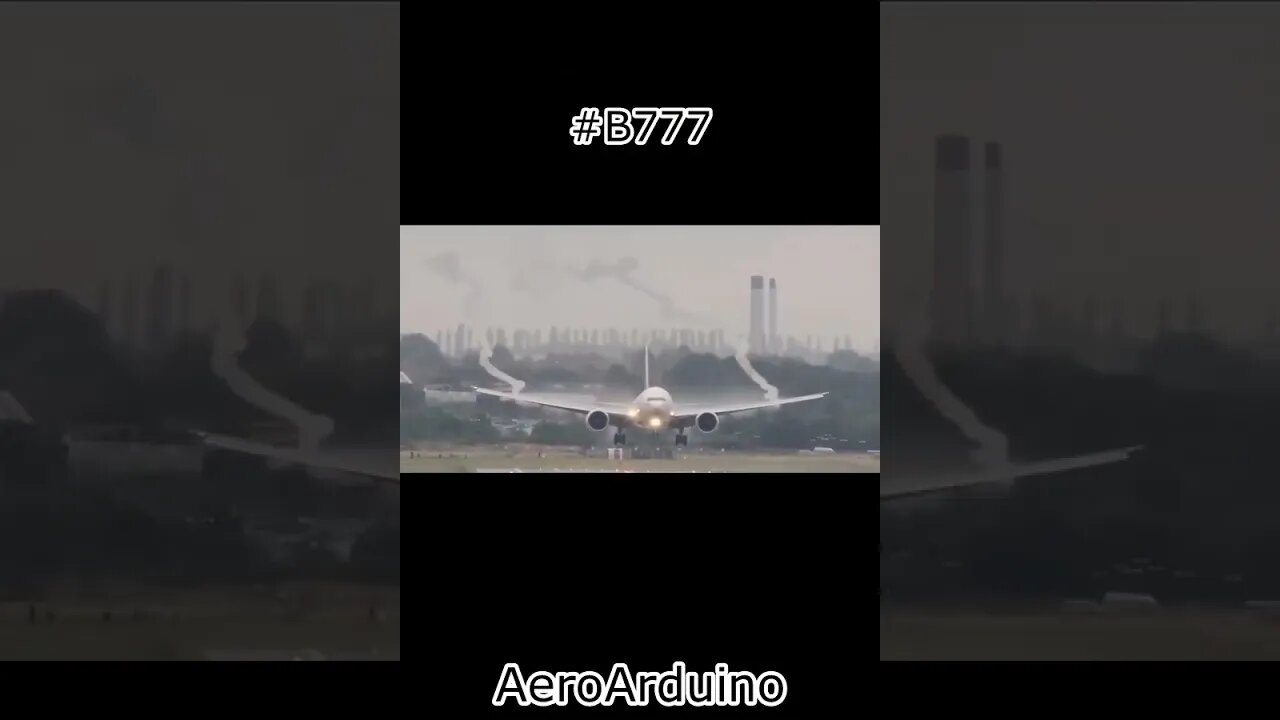 Watch #Boeing #B777 Magical Vortex Landing #Aviation #Fly #AeroArduino