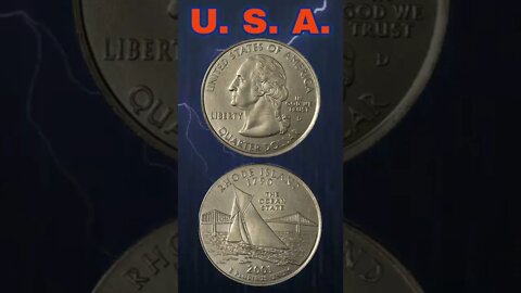 U.S.A. ¼ dollar 2001.#shorts #coinnotesz