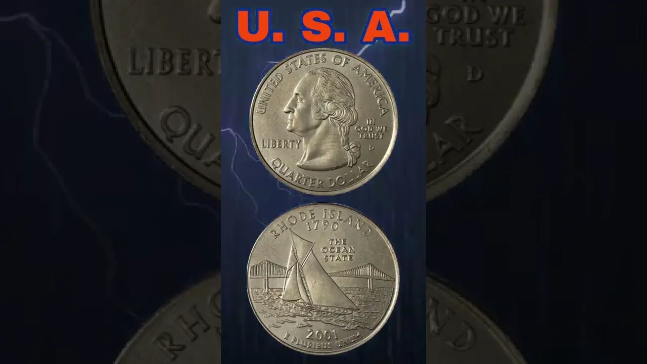 U.S.A. ¼ dollar 2001.#shorts #coinnotesz