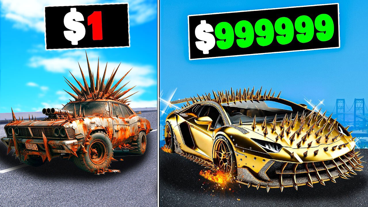 $1 to $1,000,000 Spike Car in GTA 5