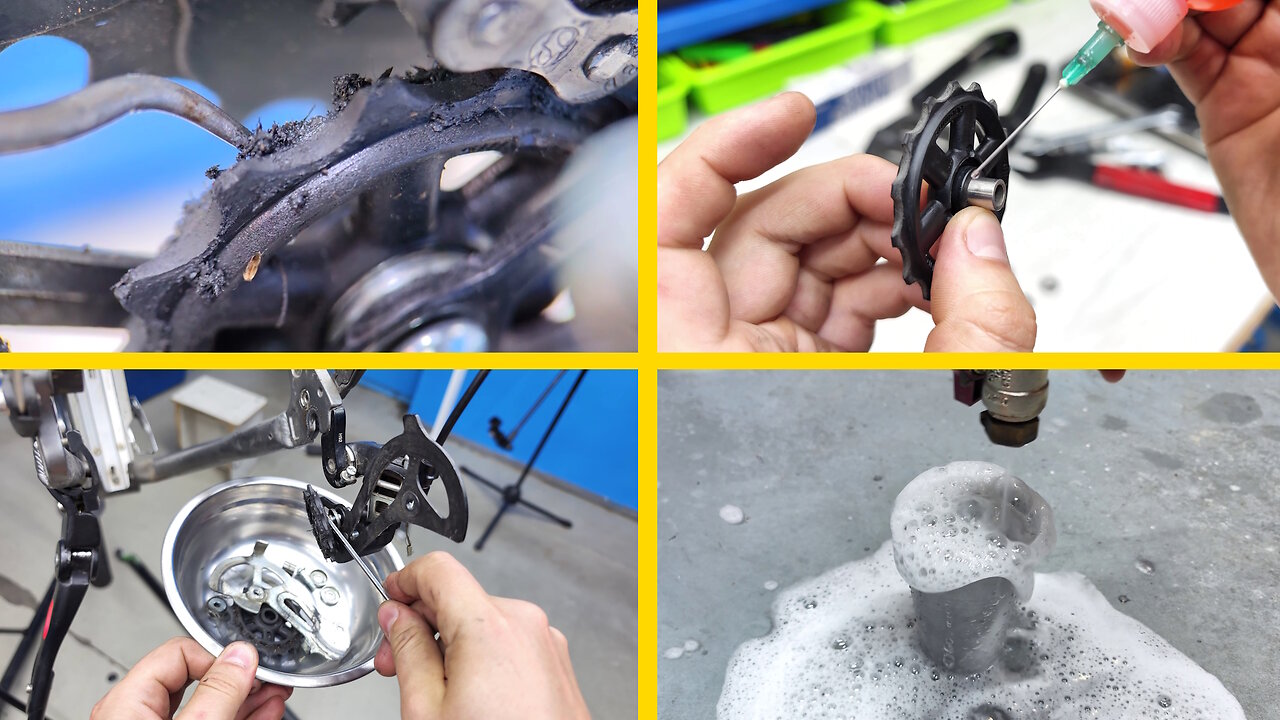 How to improve bike shifting. Bike rear derailleur maintenance