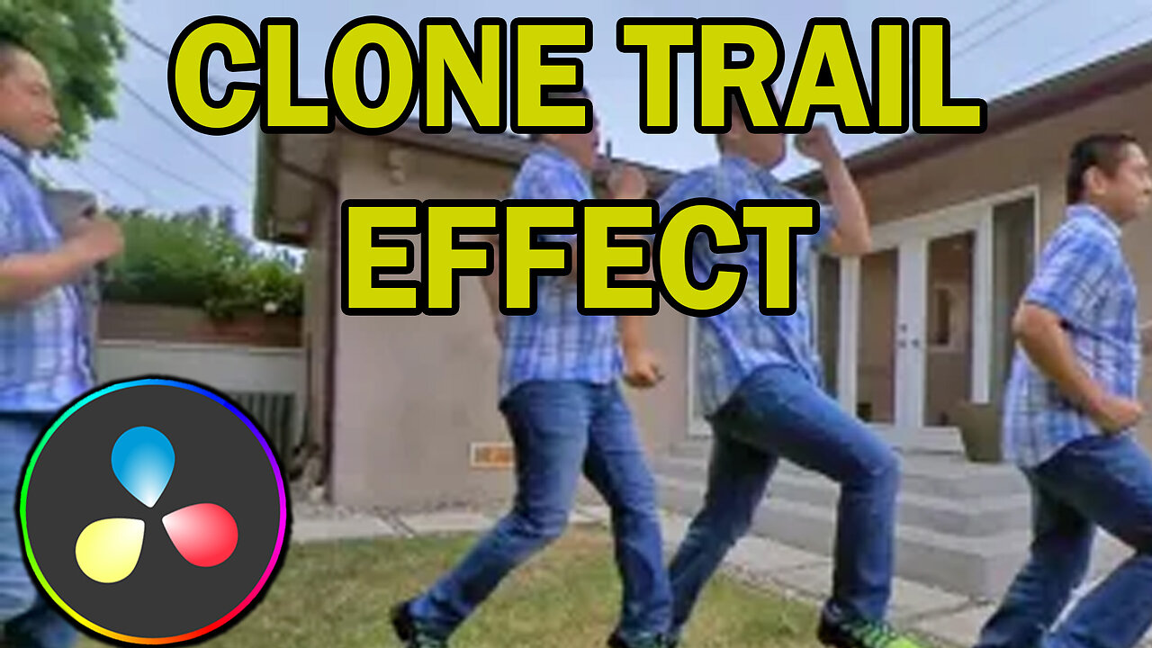 How To Create Easy Clone Trail Effect In Davinci Resolve