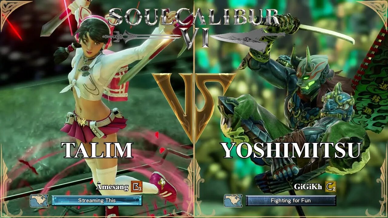 SoulCalibur VI — Amesang (Talim) VS GiGiKh (Yoshimitsu) | Xbox Series X Ranked