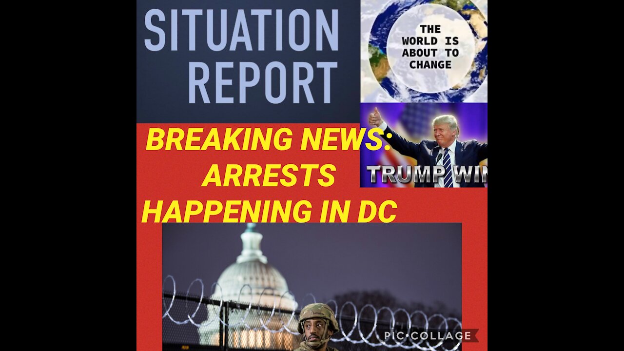 BREAKING NEWS: blackout in DC, arrests appear to be made then fireworks?