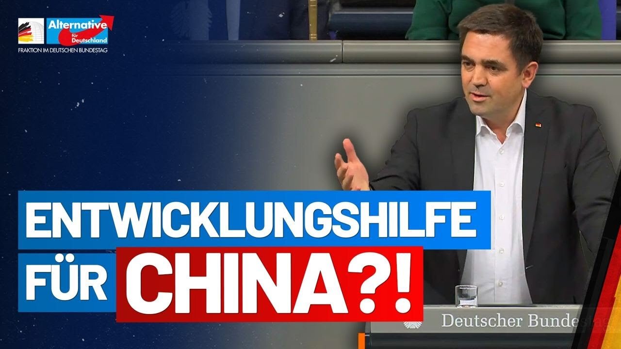 Entwicklungshilfe an China?! - Dr. Malte Kaufmann@AfD-Fraktion im Bundestag🙈