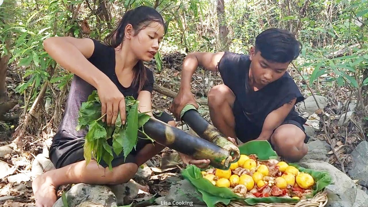 Bamboo curry in forest woww