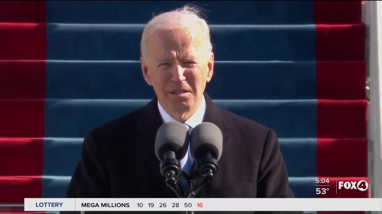 Cleanup begins after presidential inauguration