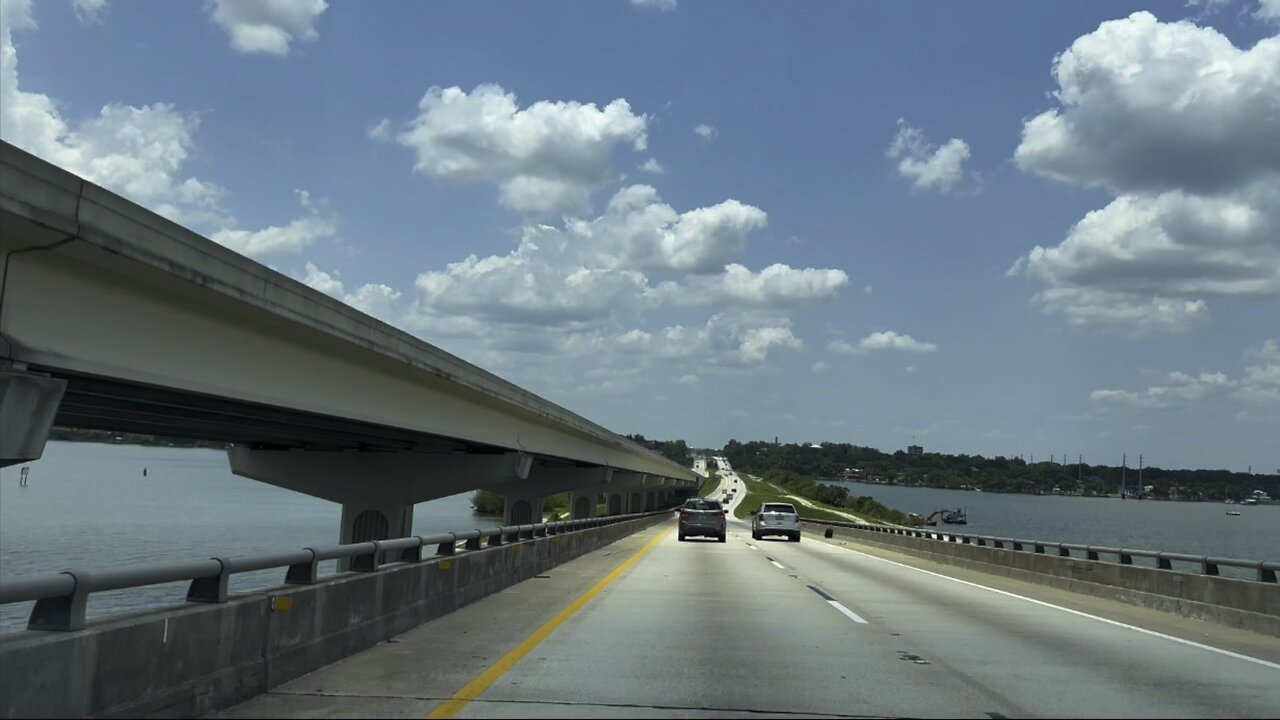 Drives in Paradise - Cocoa Beach through Cape Canaveral. #CocoaBeach #CapeCanaveral #Drives #4K