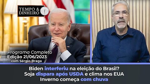 Soja dispara após USDA Biden interferiu na eleição do Brasil? Inverno começa com chuva