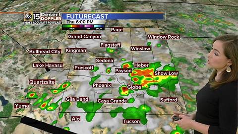 Storm chances still in play in Arizona