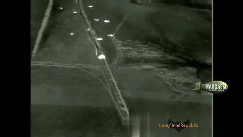 Night vision shows Russian MLRS attack in Zaporozhye