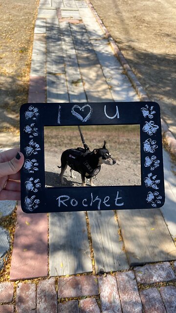 Chalkboard Paint Photo Frame