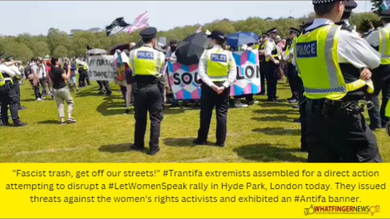 "Fascist trash, get off our streets!"