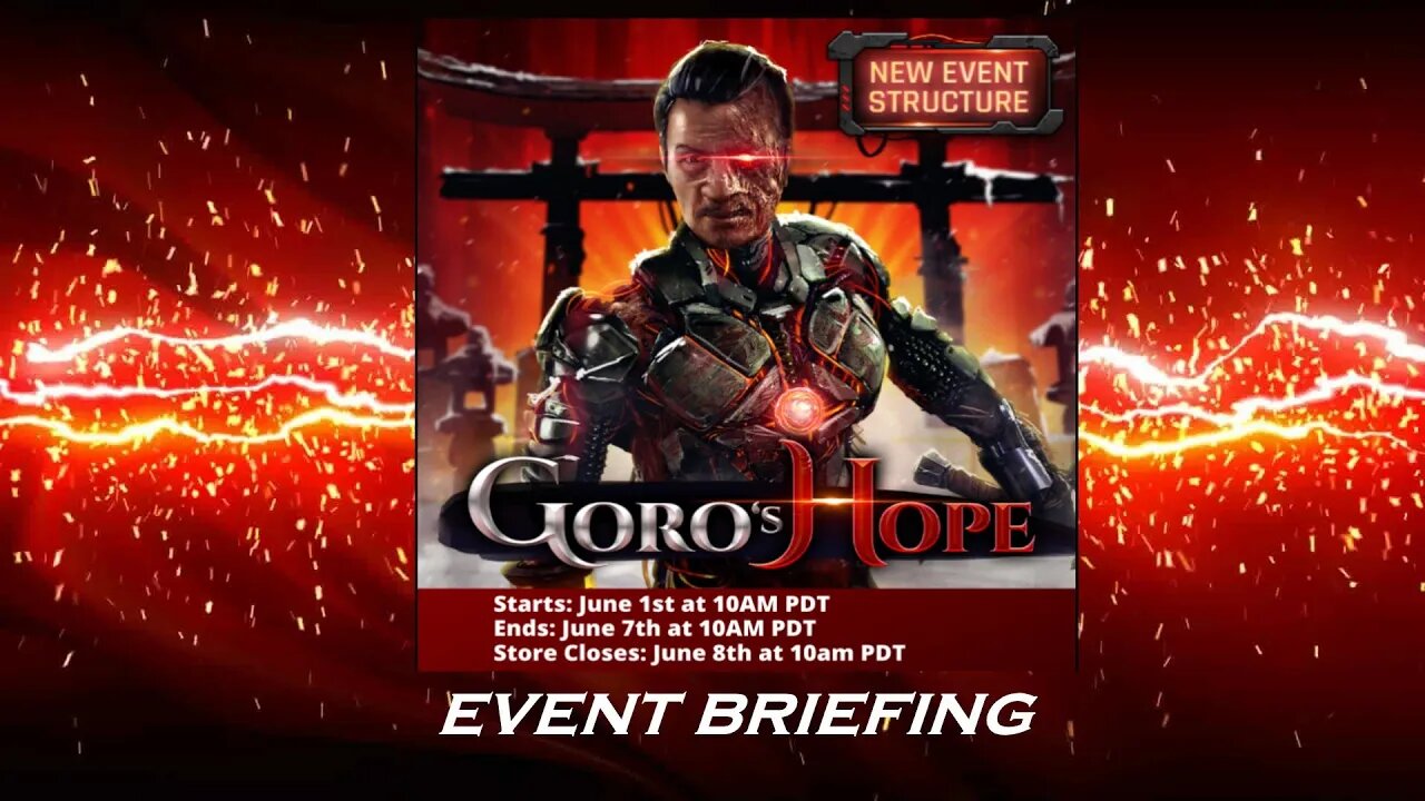 War Commander - Operation: Goro's Hope -Event Briefing