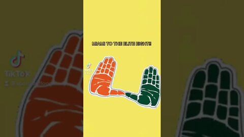 Miami to the elite 8! #ncaa #sports #miami