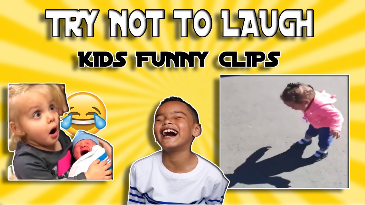 TRY NOT TO LAUGH!!!! (Challenge) FUNNY KIDS CLIPS