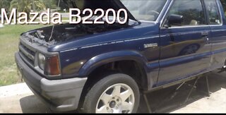Building My Mazda B2200 Dropping the transmission and pulling the engine