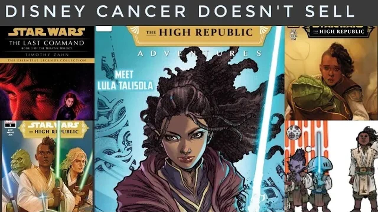 Disney High Republic sells 100k copies, Timothy Zahn Heir Empire sold 15 million, congrats Disney