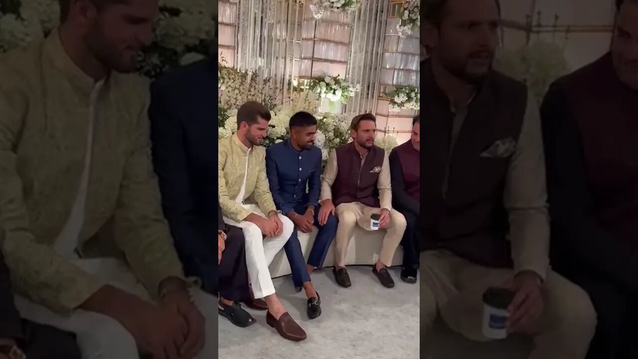 Babar Azam in Shaheen shah Afridi wedding after Asia CUP 🔚