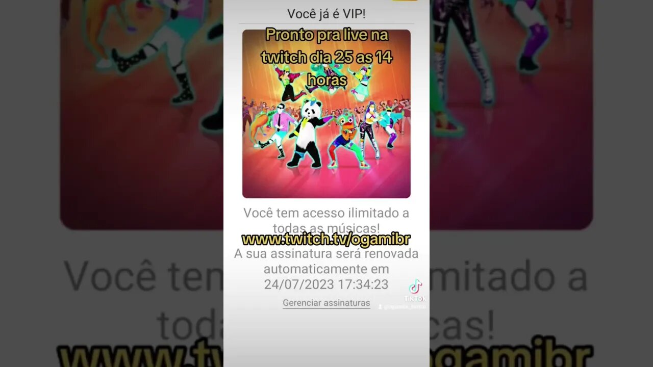estamos prontos #subathon #justdance #dancinha #humor #live