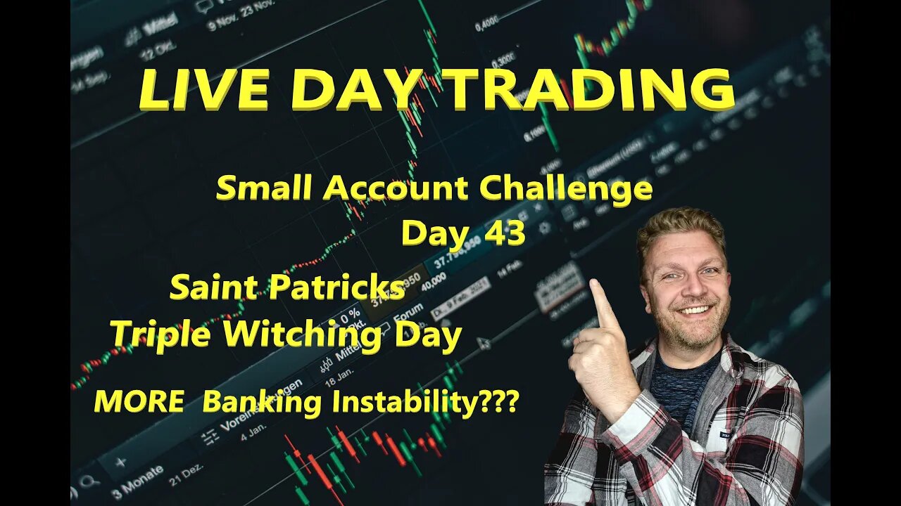 LIVE DAY TRADING | $2.5k Small Account Challenge - Day 43 | Trading Pre-Market and The Open |