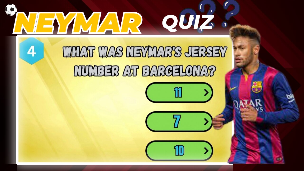 The Ultimate Neymar Quiz ll The Ultimate Neymar Quiz: How Well Do You Know the King of Dribbling?