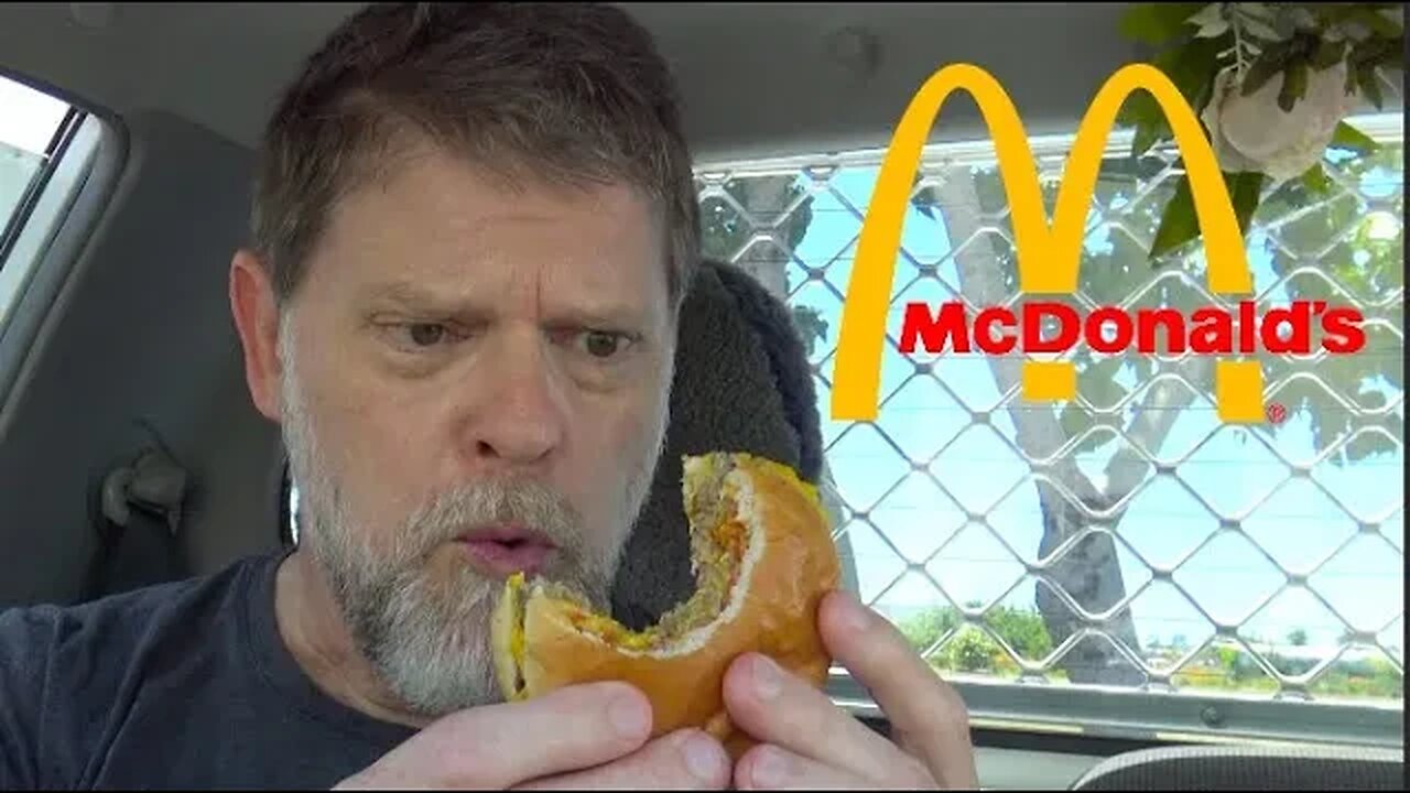 Let's Eat a McDonalds Double Cheeseburger