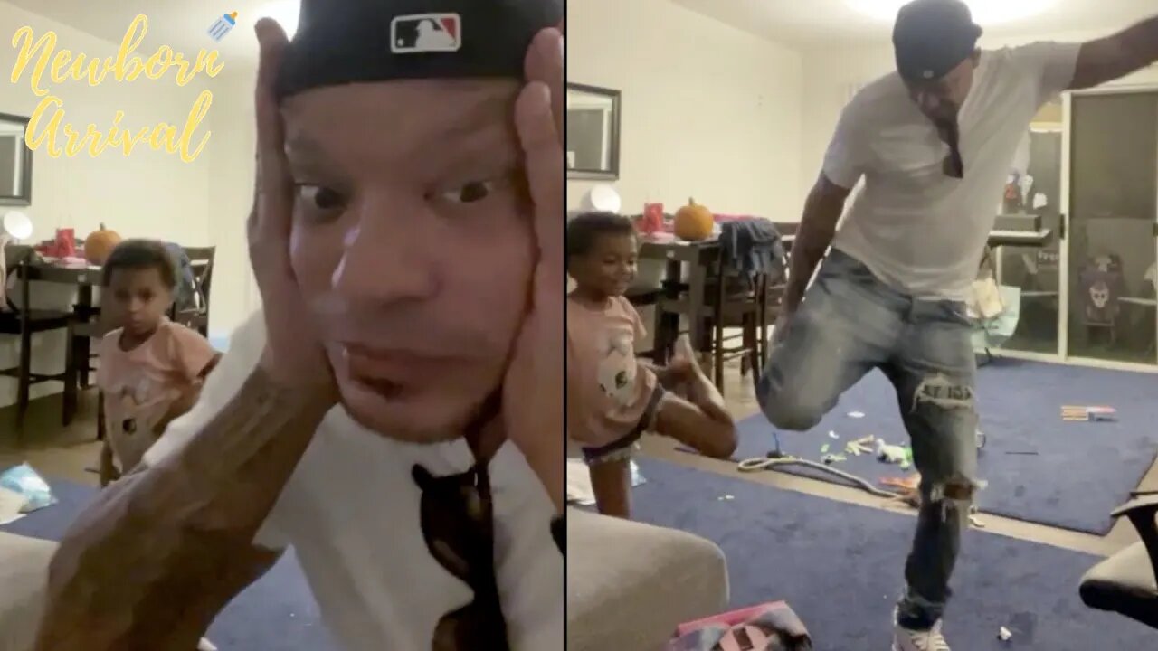 Peter Gunz Daughters Cori & Bronx Show Their Talents During Daddy Duty! 🤸🏽♂️