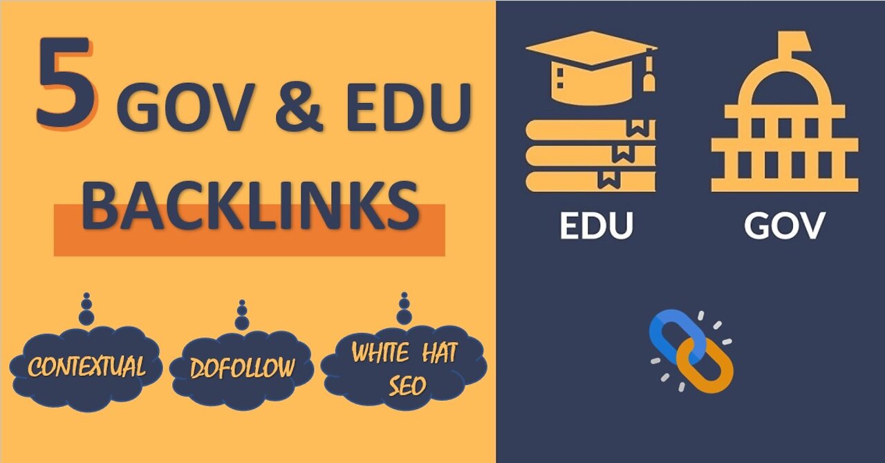 5 GOV and EDU Backlinks | Learn SEO