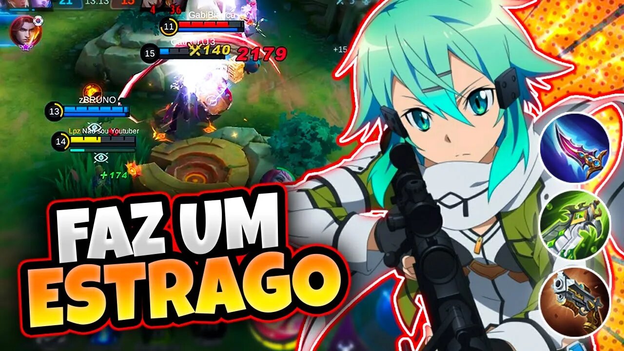 ELA TÁ PASSANDO OPEN EM TODAS AS PARTIDAS | MOBILE LEGENDS