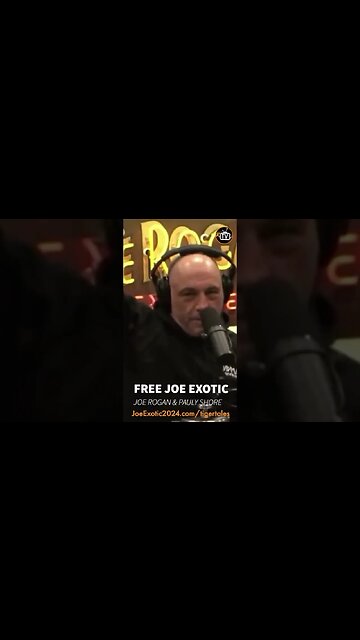 Joe Rogan and Pauly Shore agree that the President should Free Joe Exotic the Tiger King