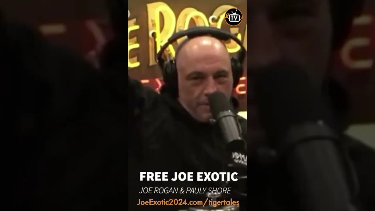 Joe Rogan and Pauly Shore agree that the President should Free Joe Exotic the Tiger King