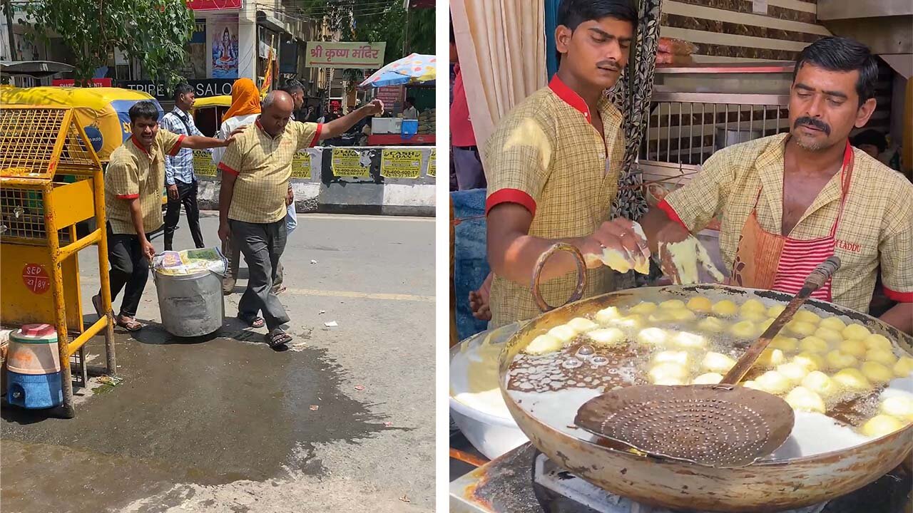 Most Popular Ram Ladoo Corner of Delhi - 1000 Plates Sold within 4 Hrs - Indian Street Food