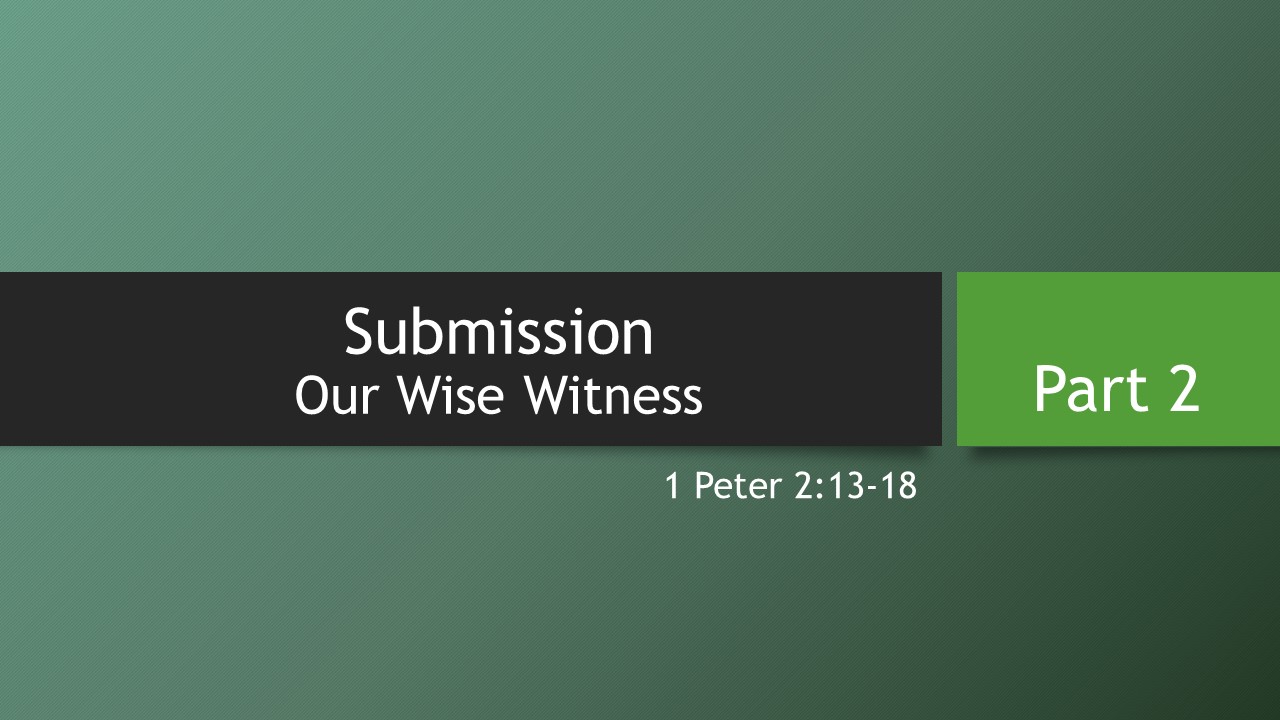 7@7 #45: Submission, Our Wise Witness (Part 2)