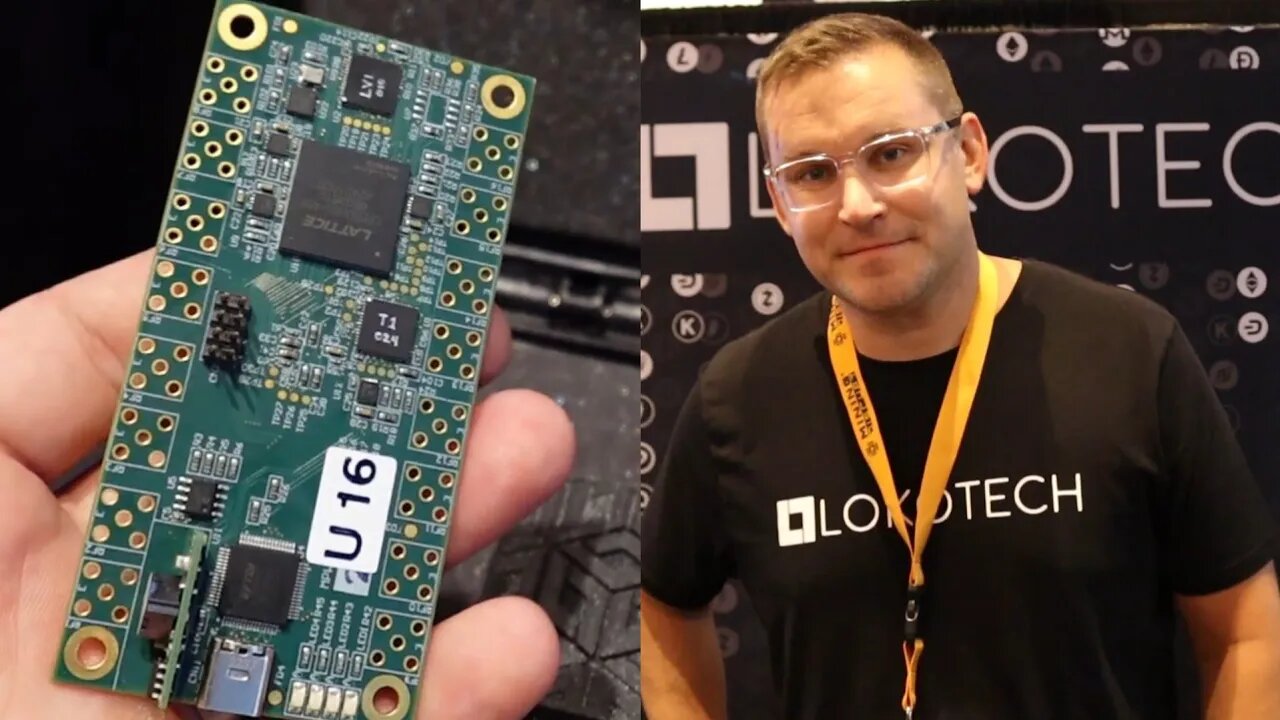 LokoTech At Mining Disrupt 2023 | New Scrypt Asic 2GH At 145W