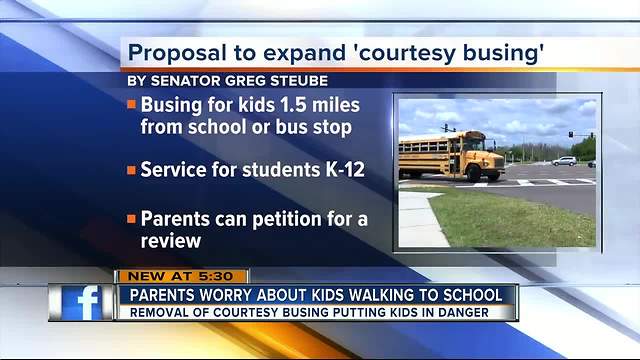 Florida State Senator proposes massive expansion of 'courtesy busing'