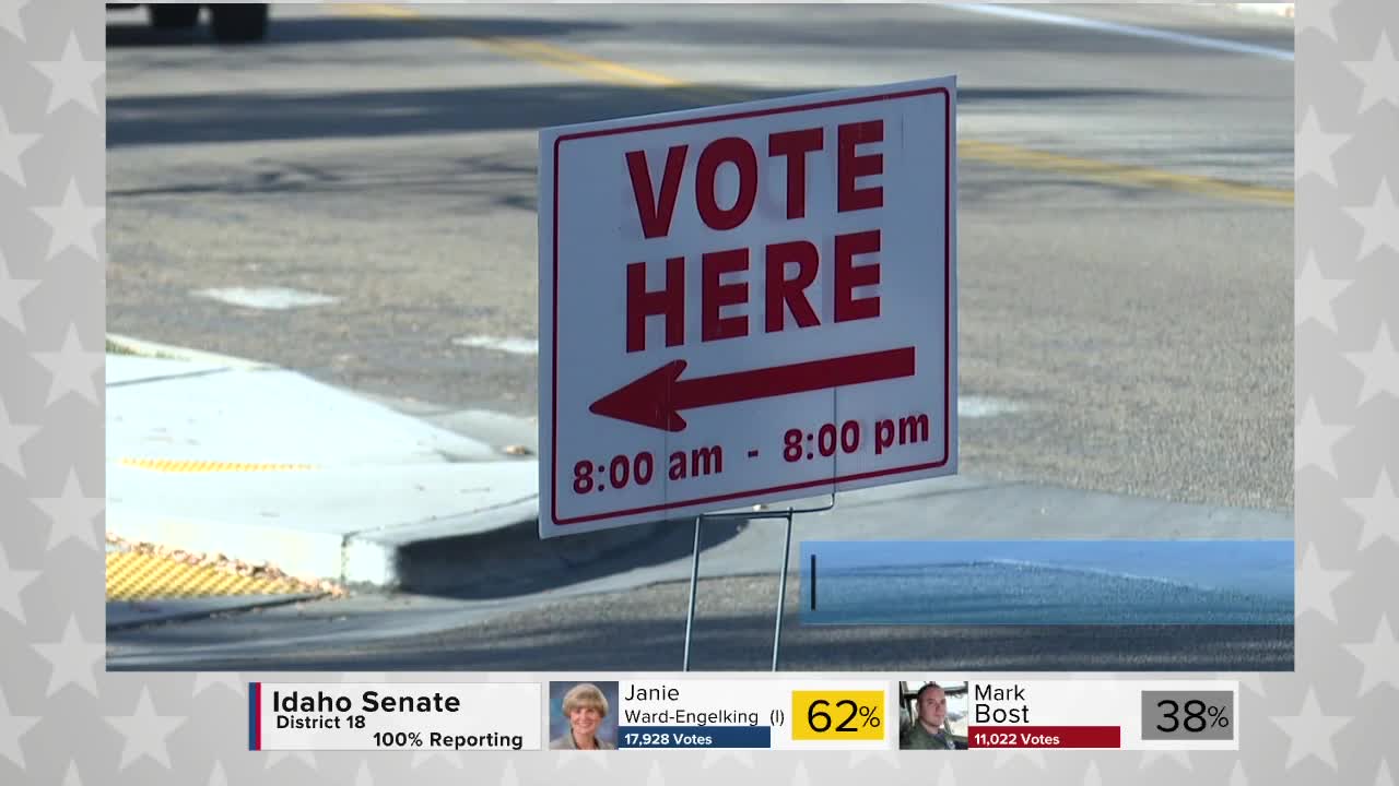 Young people manning the polls on Election Day