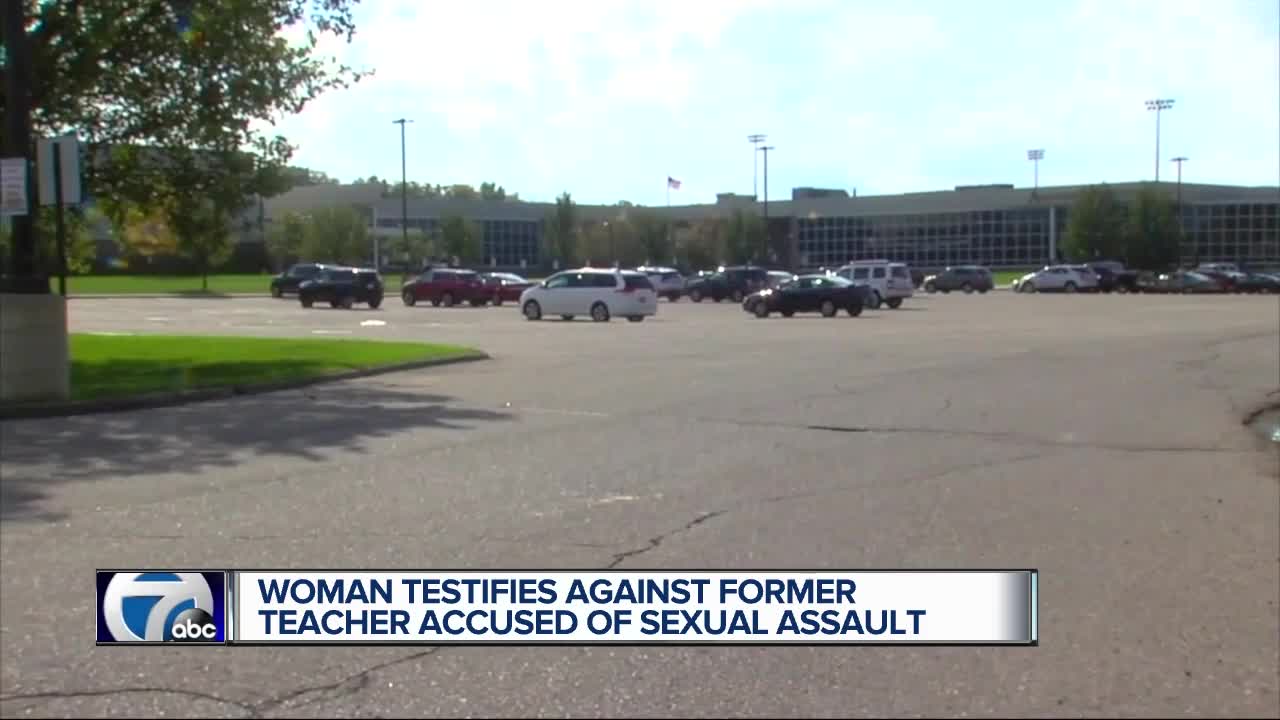 Woman testifies against former teacher accused of sexual assault