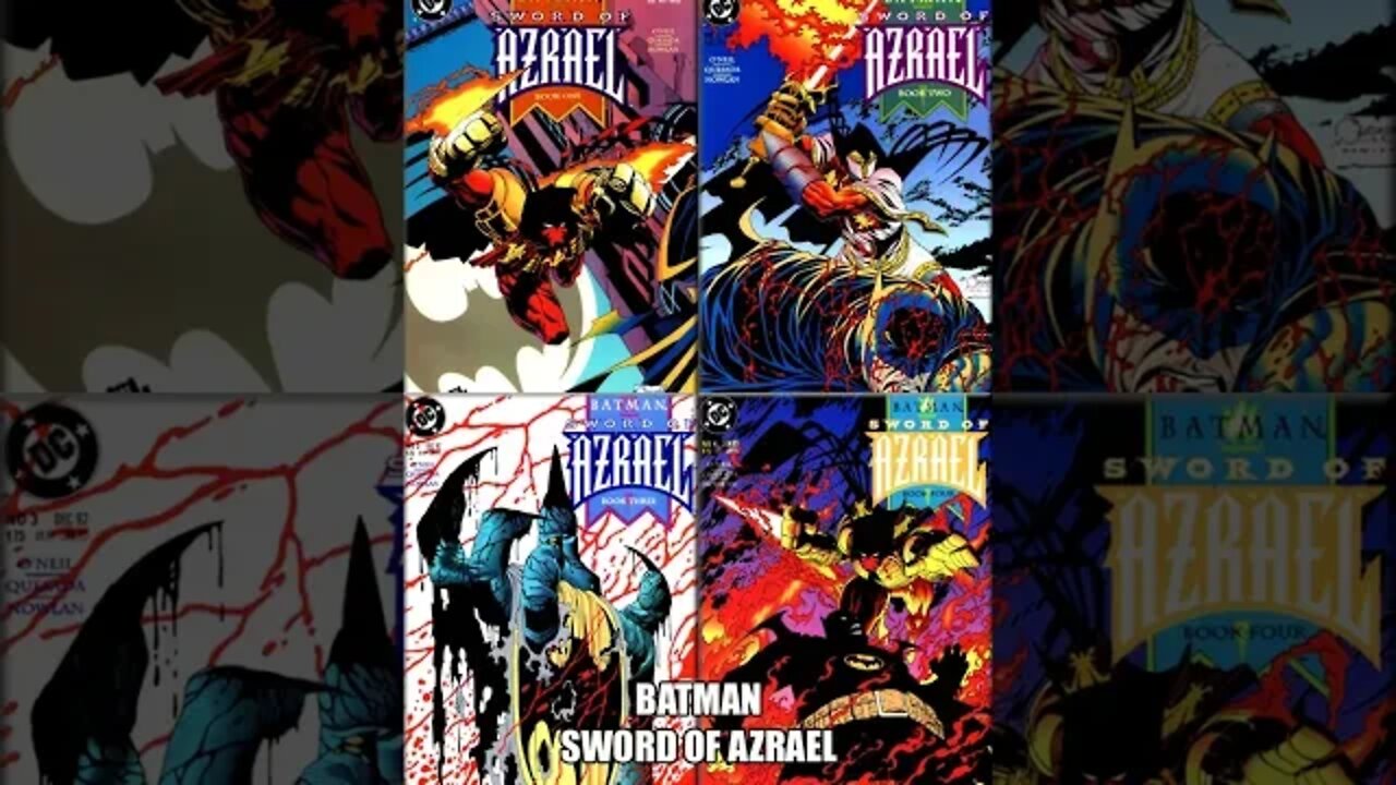 Batman "Sword of Azrael" Covers