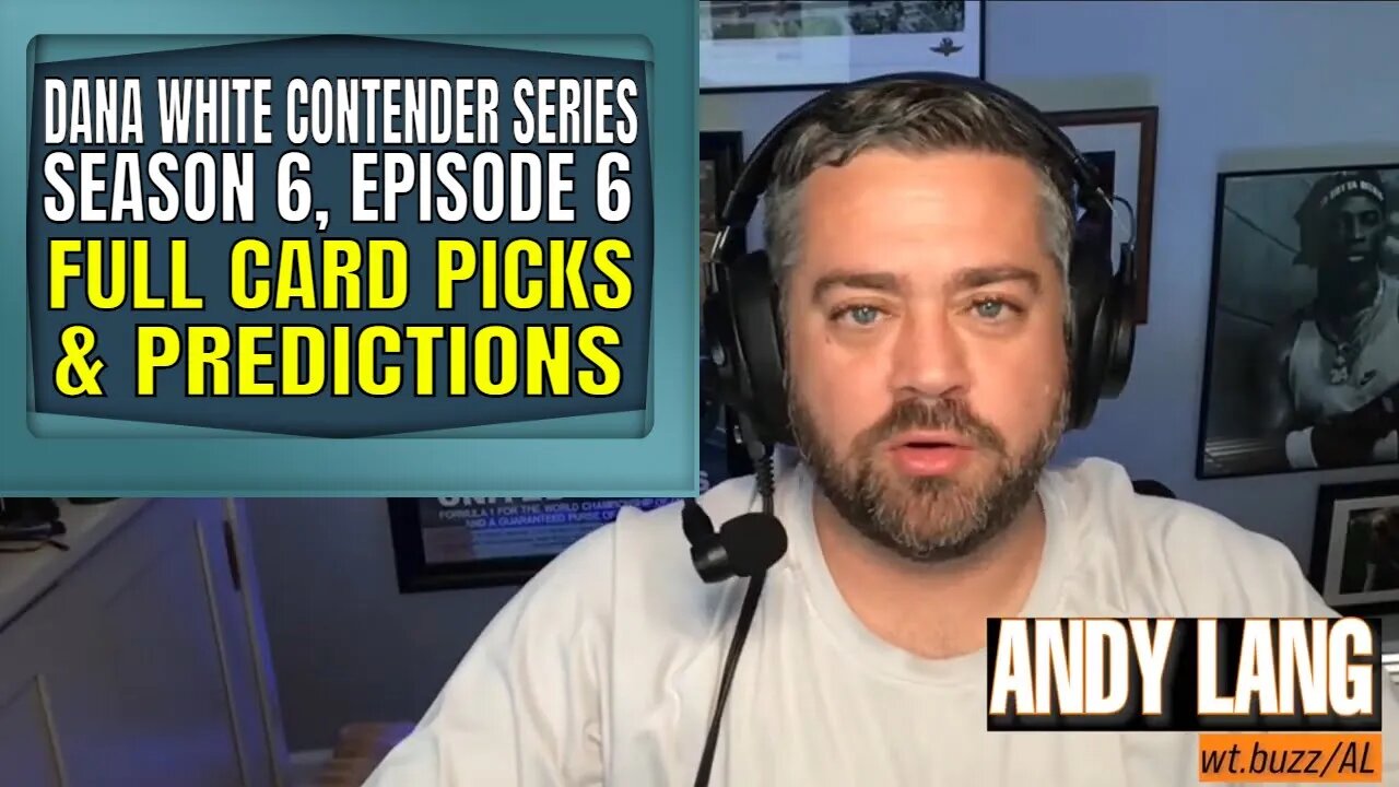 UFC Picks and Predictions | Dana White Contender Series Week 6, Season 6 Betting Preview