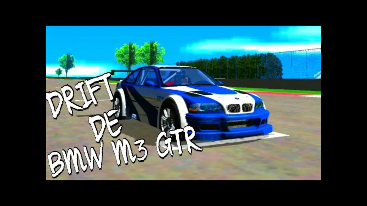 DRIFT DE BMW M3 GTR * CARRO DO NEED FOR SPEED MW*