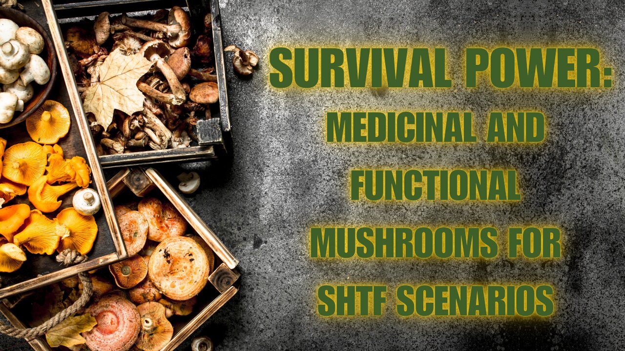 Survival Power Medicinal and Functional Mushrooms for SHTF Scenario