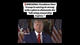 Captioned - Trump is coming to dismantle the liberal’s censorship regime