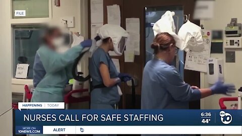 UC San Diego nurses call for safe staffing